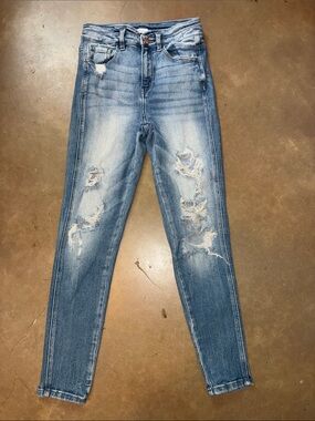 Ultra high rise ankle skinny Kancan jeans